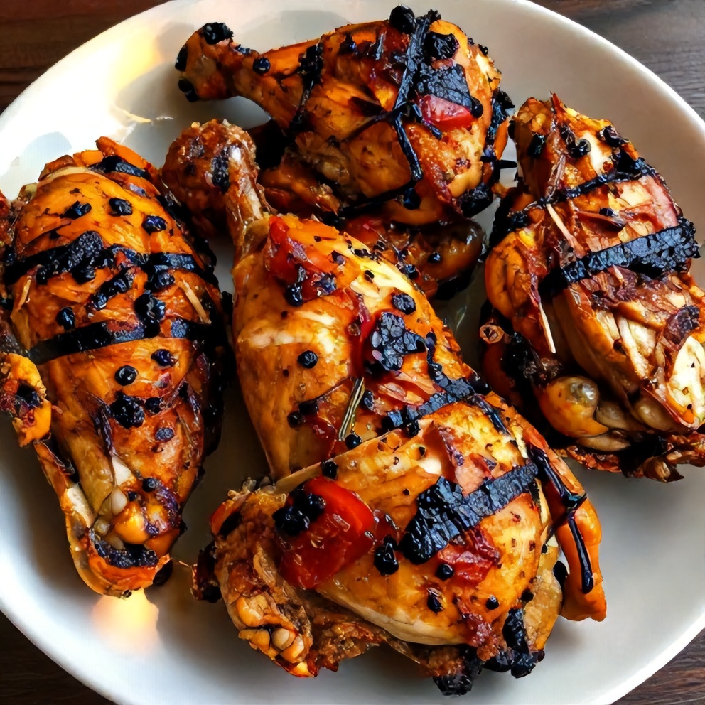 4th of July grilled beer can chicken