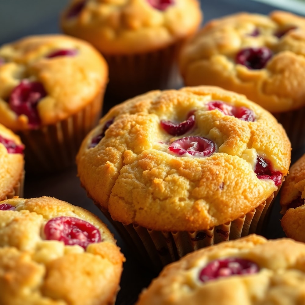 berry cream cheese muffins