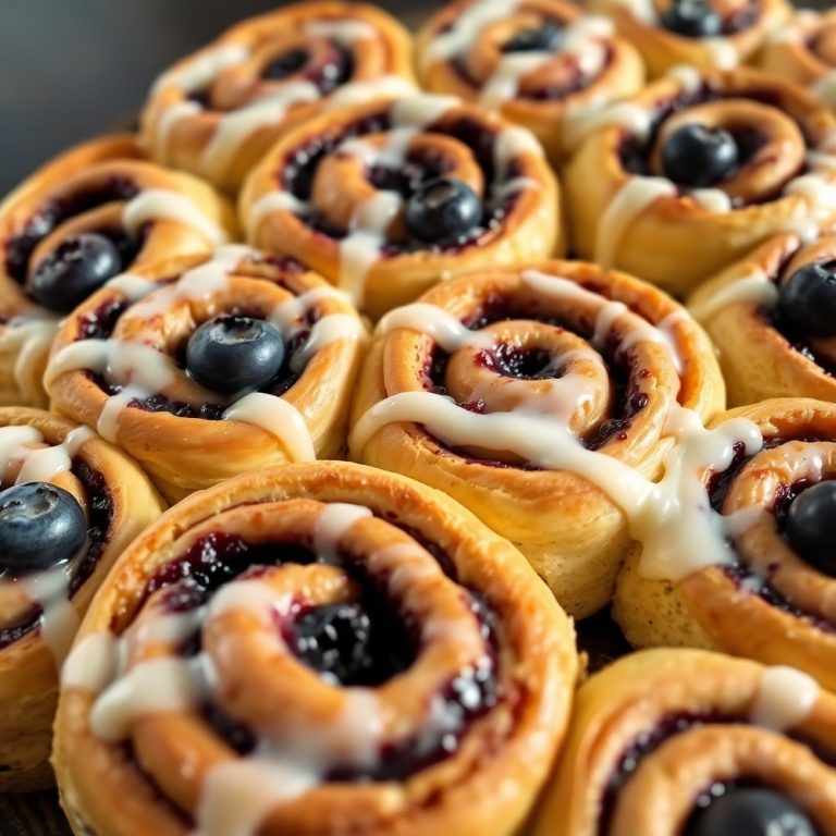 Blueberry Cinnamon Rolls