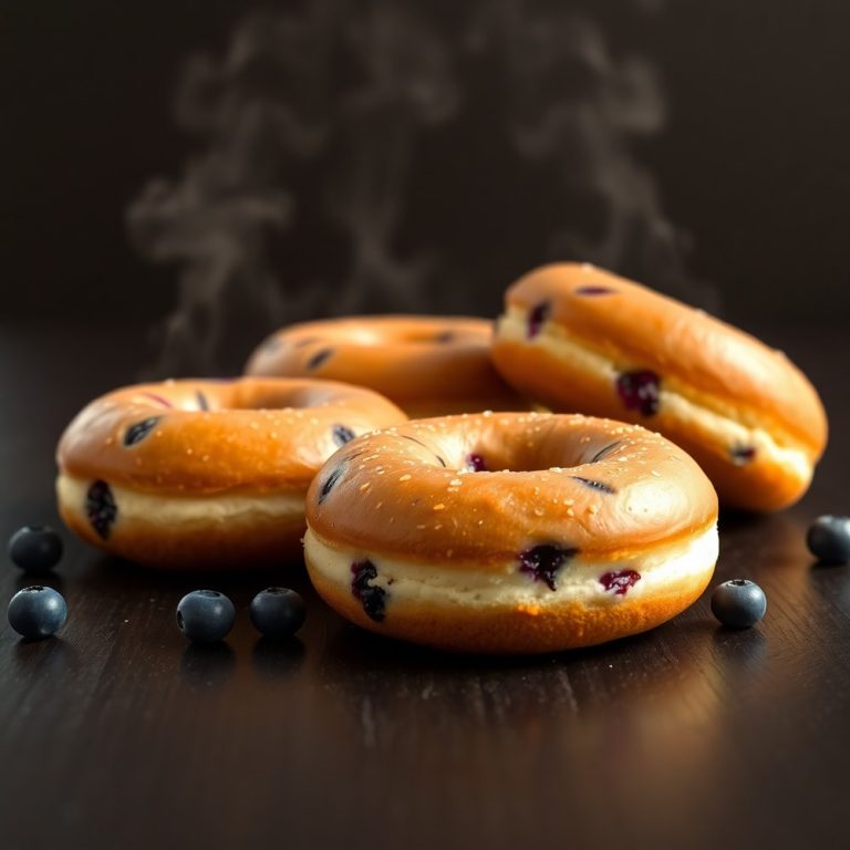 Blueberry Cake Donuts