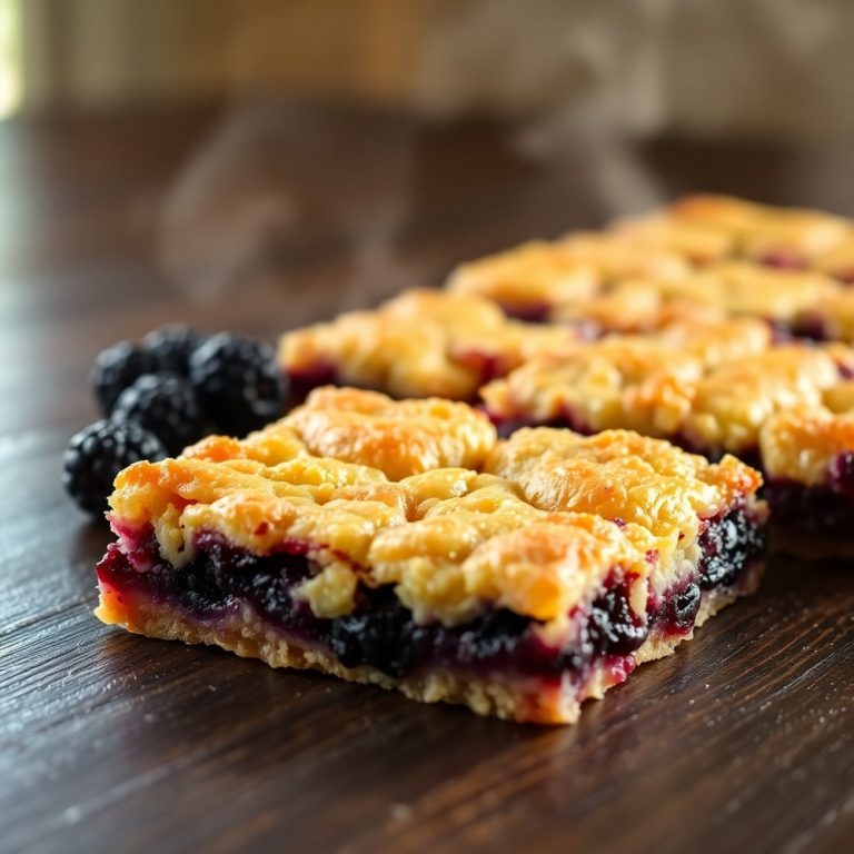 Blackberry Cobbler Bars
