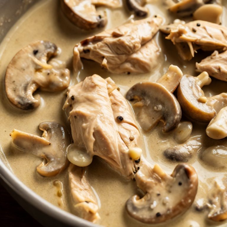 slow cooker mushroom chicken