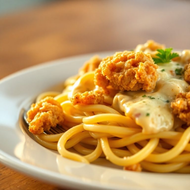 creamy crack chicken pasta