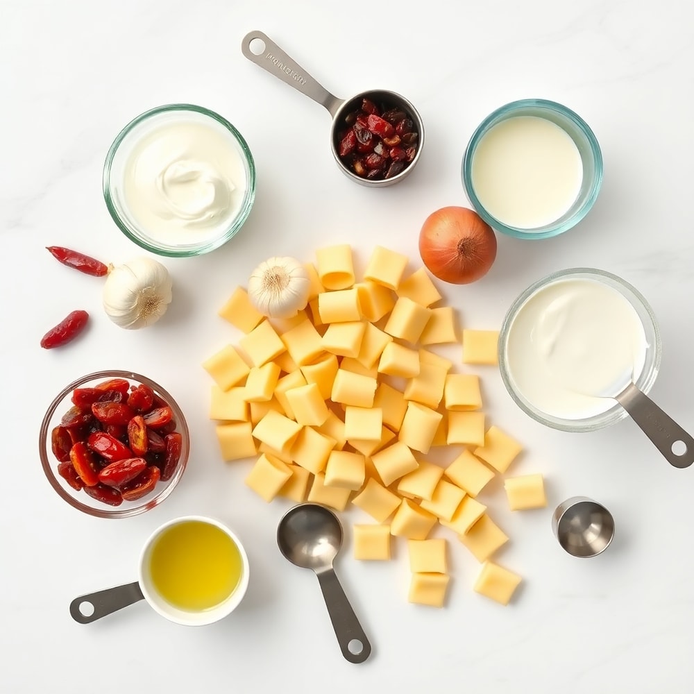 Ingredients for Creamy Sundried Tomato Gnocchi