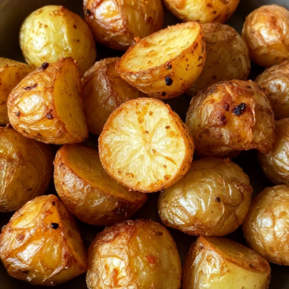 air fryer smashed potatoes