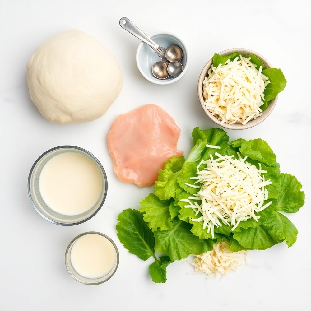 Chicken Caesar Salad Pizza Ingredients