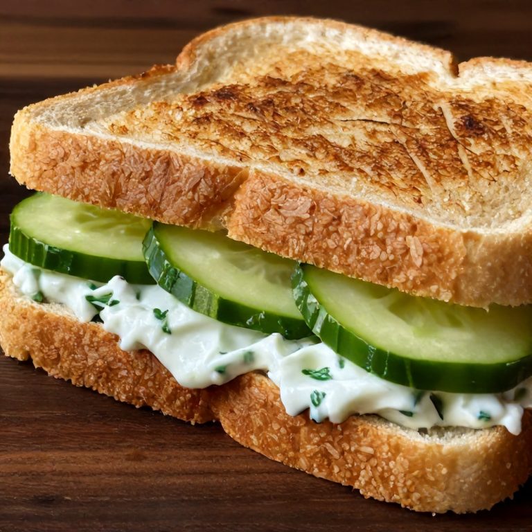 crispy cucumber sandwiches