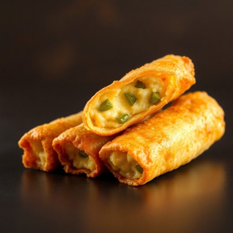 Crispy Jalapeño Popper Egg Rolls