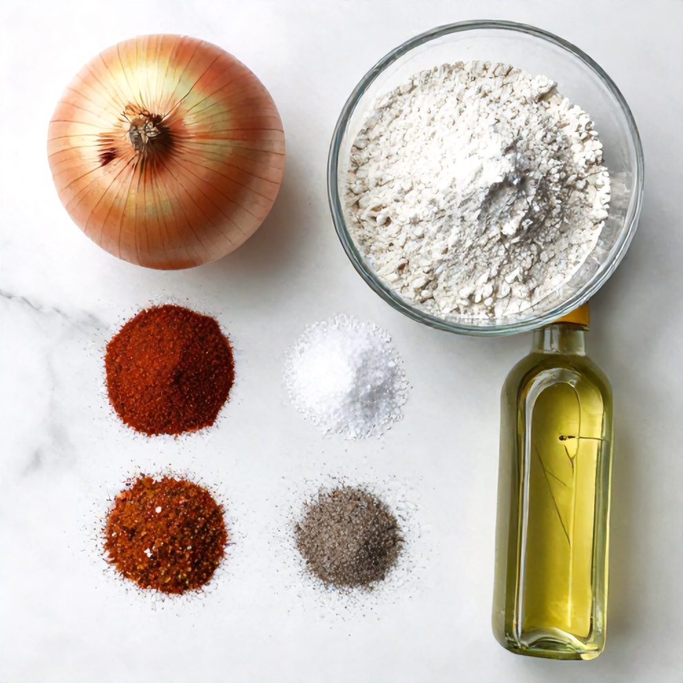Raw ingredients for Mini Bloomin' Onions