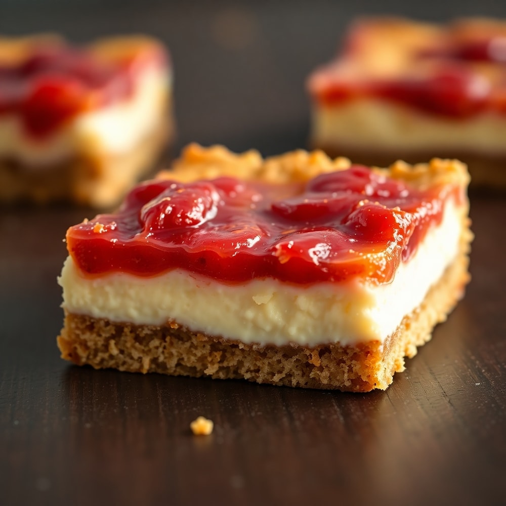 rhubarb bars