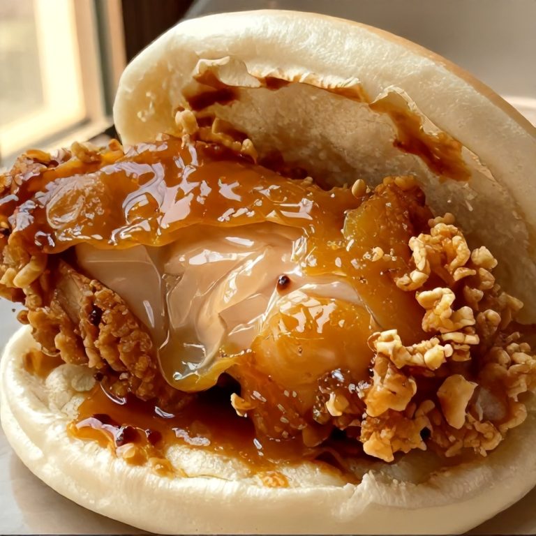 crispy chicken bao buns