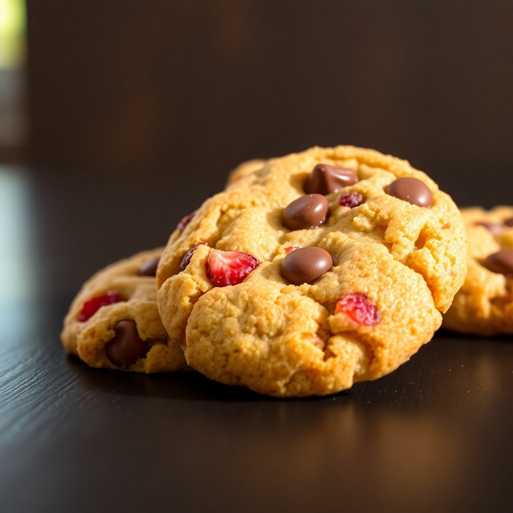 Strawberry Crunch Cookies
