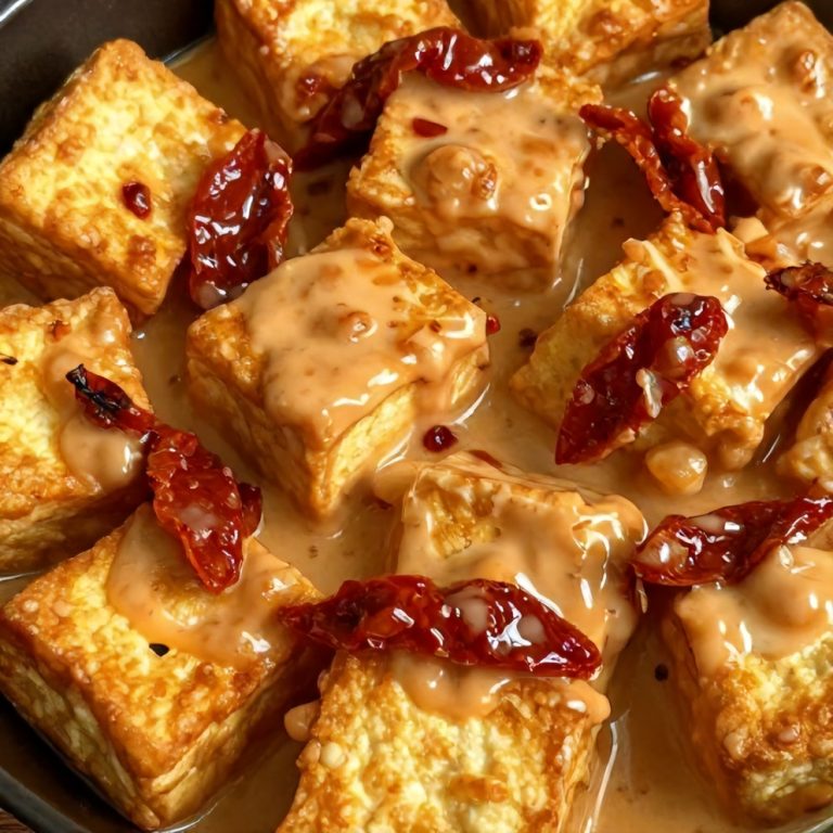 crispy tofu sun-dried tomato sauce