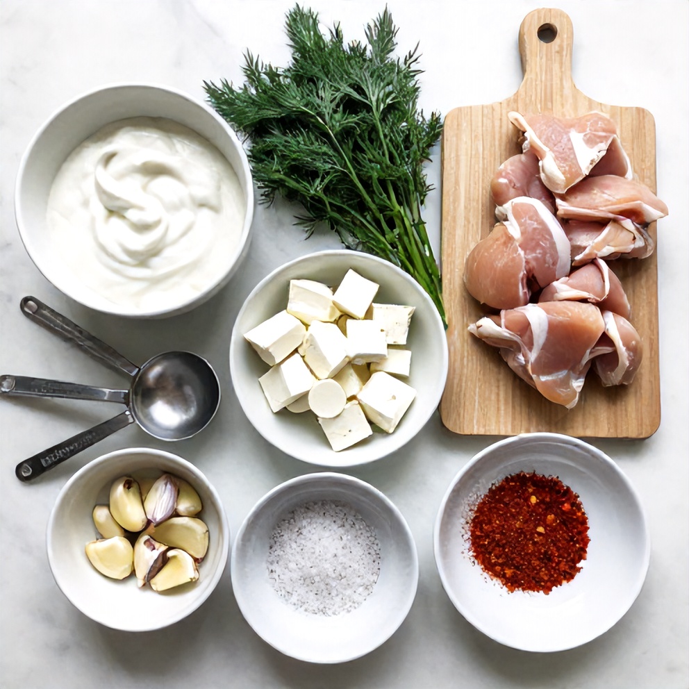 Yogurt-Marinated Chicken Ingredients
