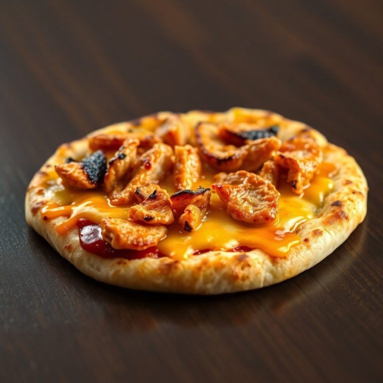 Easy BBQ Chicken Flatbread