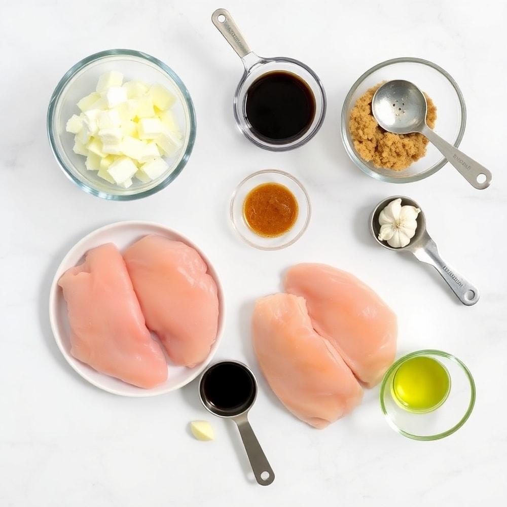 Ingredients for Brown Sugar Pineapple Chicken