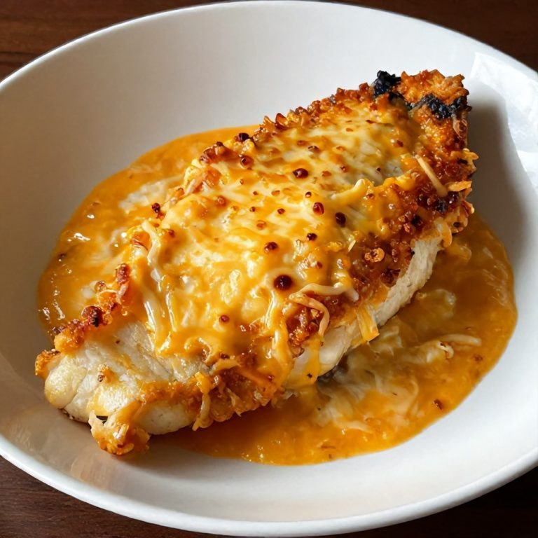 Easy Cheesy Baked Halibut