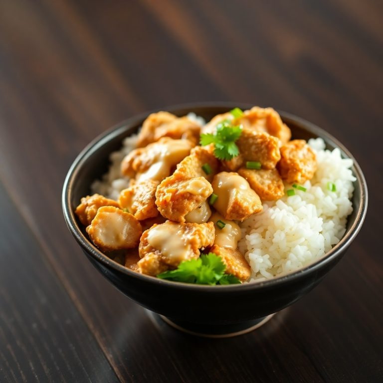 Easy Coconut Chicken Rice Bowl