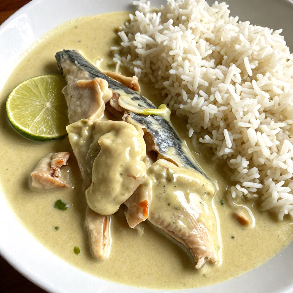Easy Coconut Lime Fish Curry