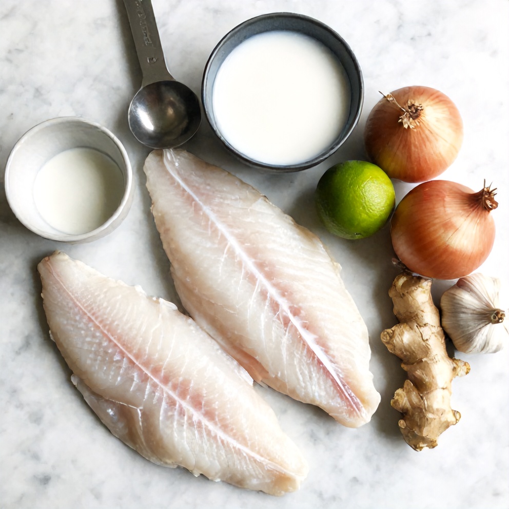 Coconut Lime Fish Curry Ingredients
