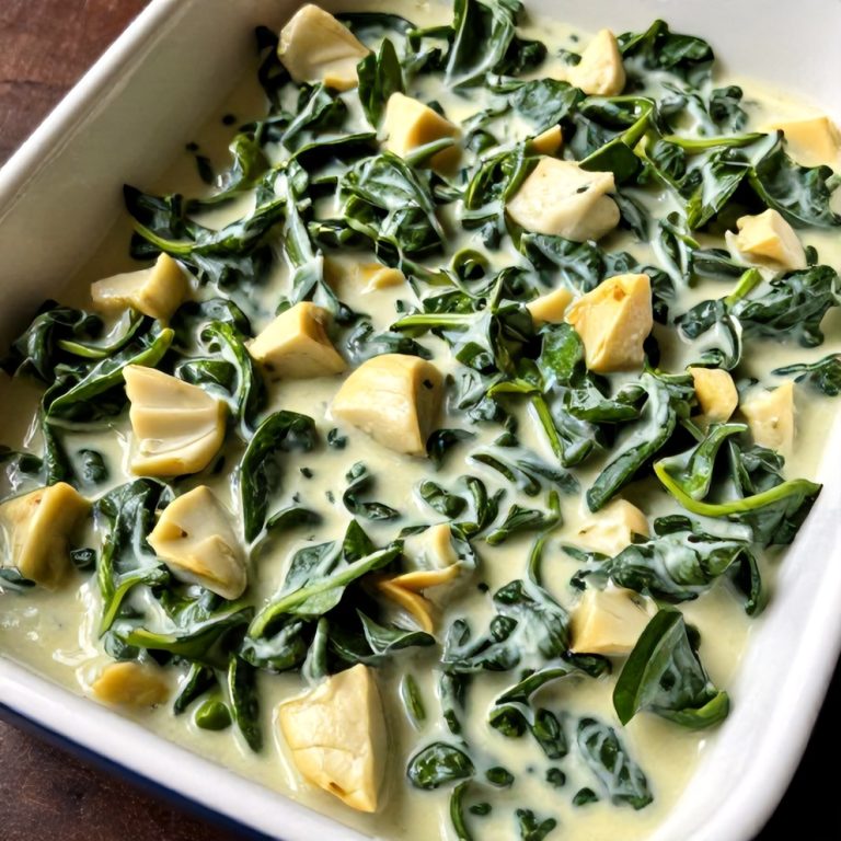 easy creamed spinach and artichokes