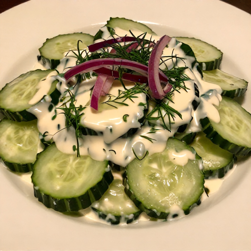 Creamy Cucumber Salad