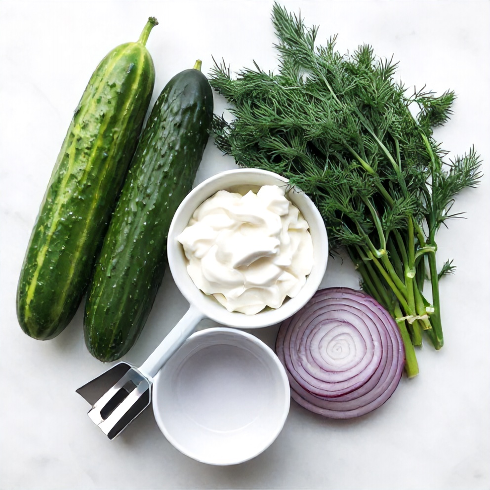 Cucumber Salad Ingredients