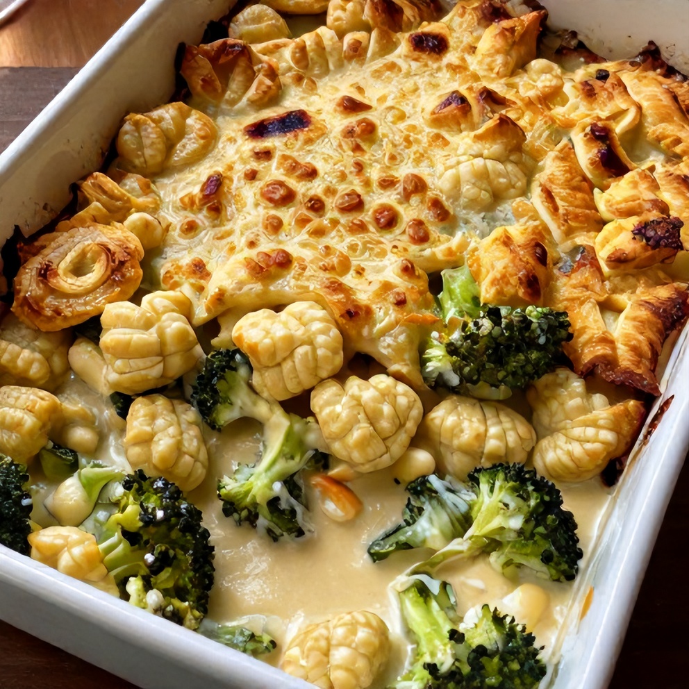 gnocchi and broccoli bake