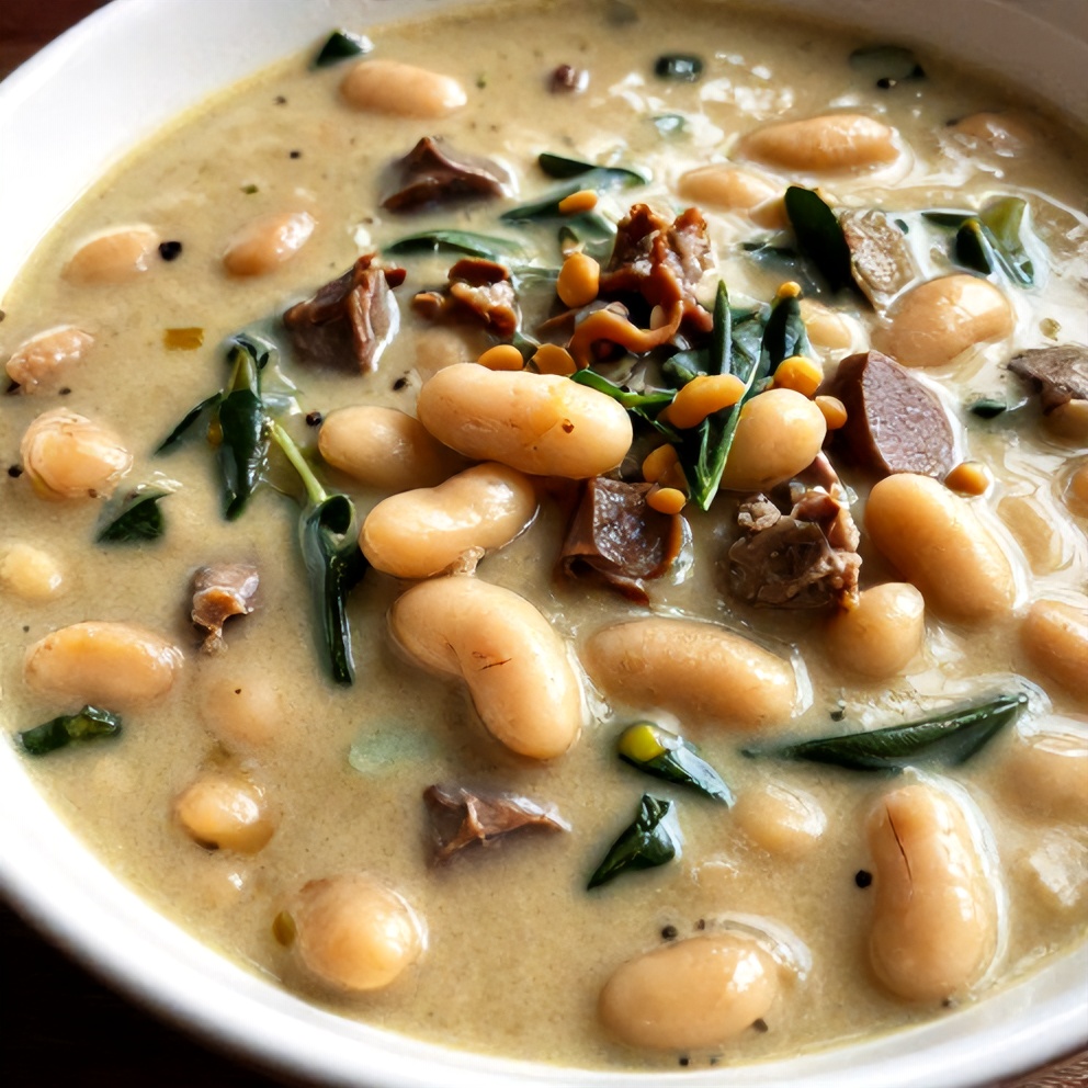 Easy Tuscan White Bean Soup