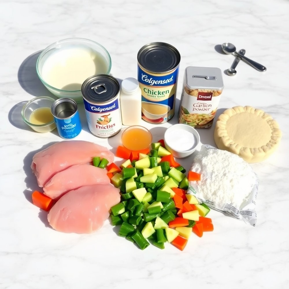 Crockpot Chicken Pot Pie Ingredients