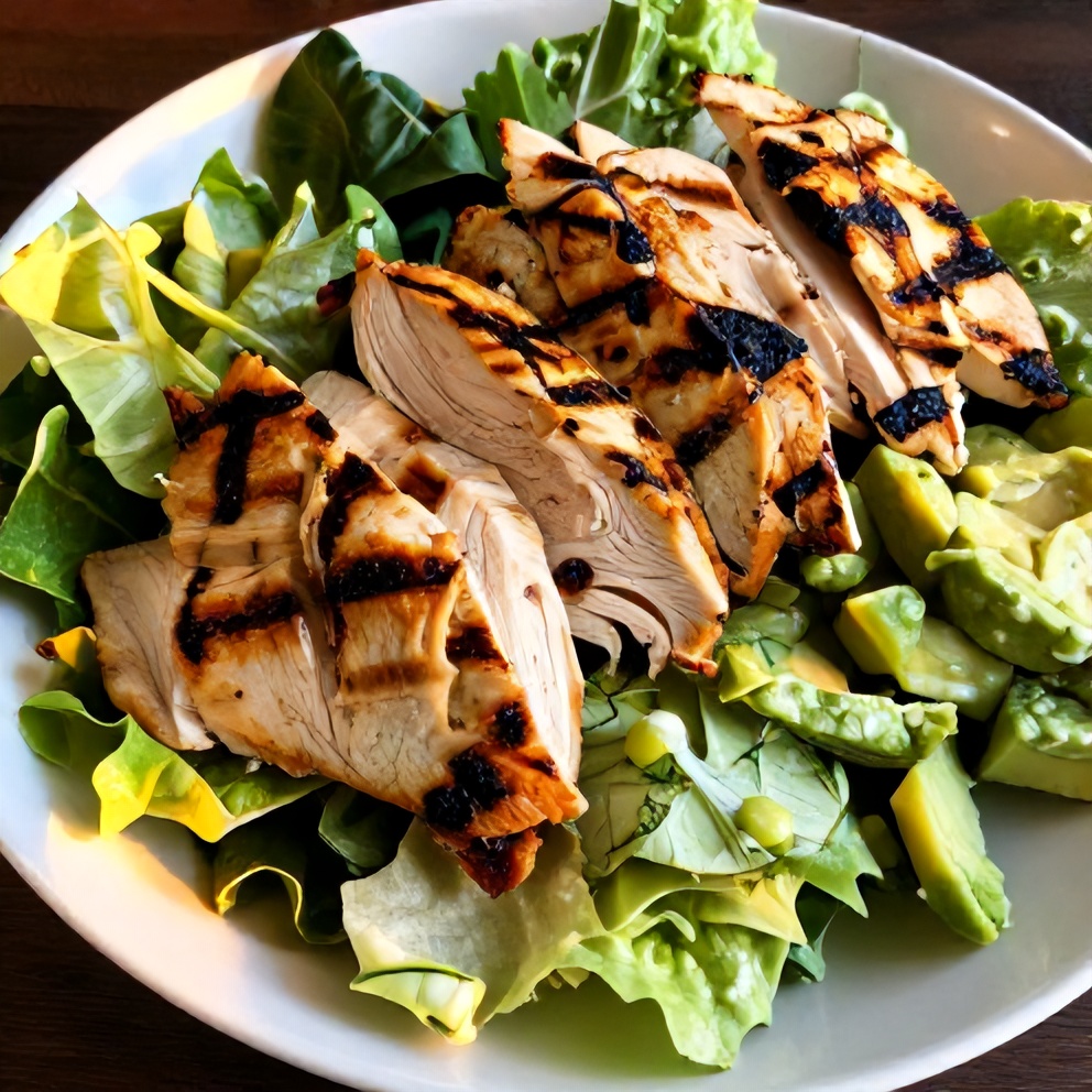 Easy High Protein Grilled Chicken Cobb Salad