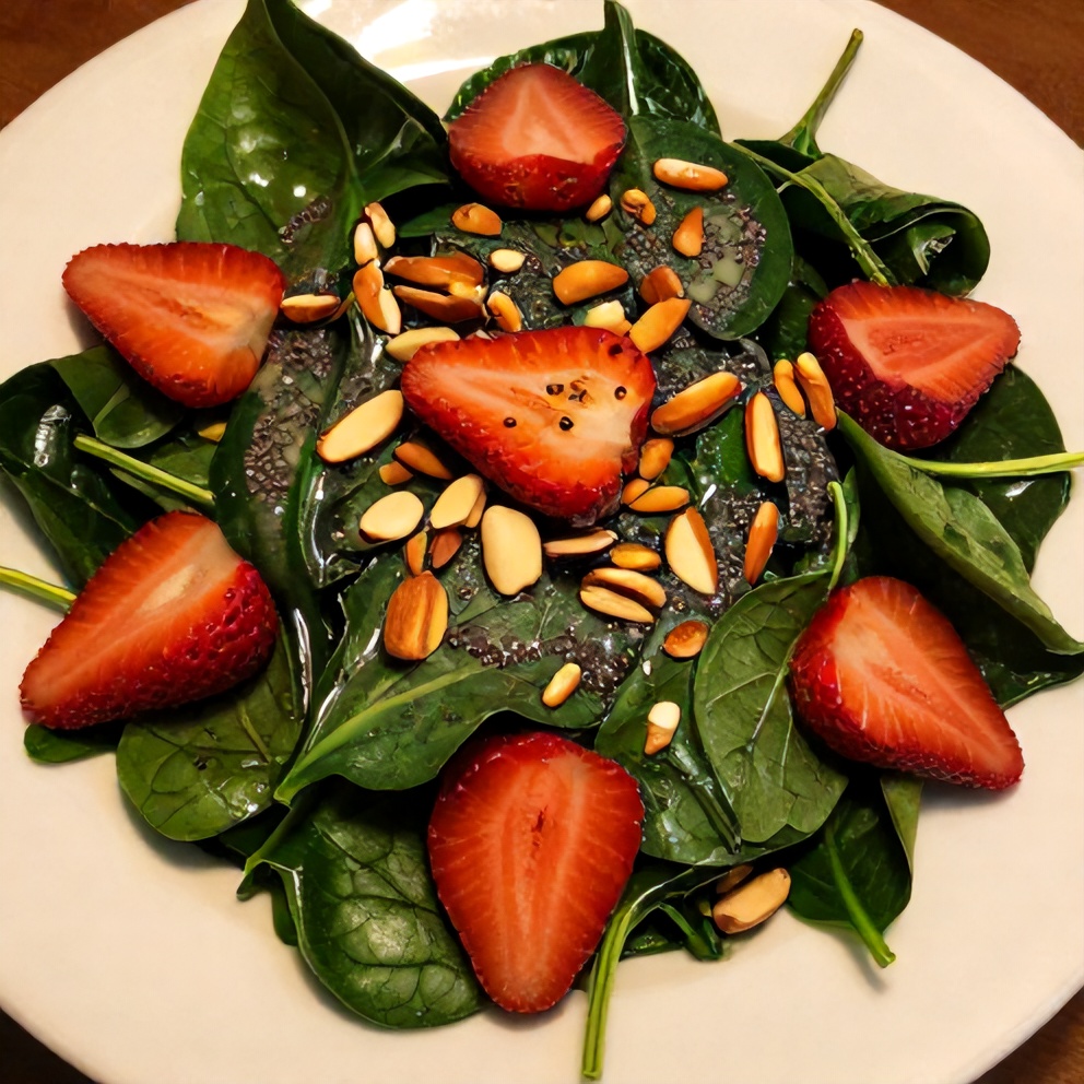 Strawberry Spinach Salad with Poppy Seed Dressing