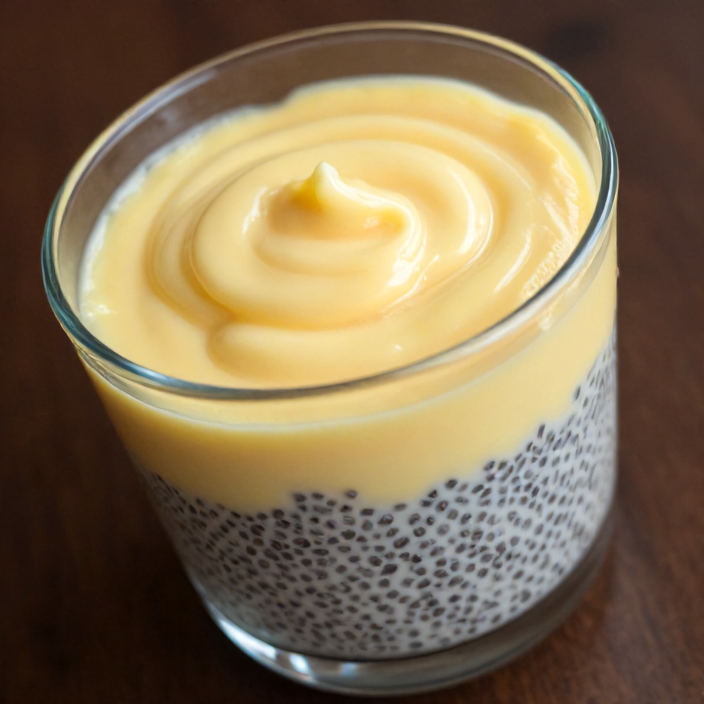 Easy Lemon Curd Chia Pudding