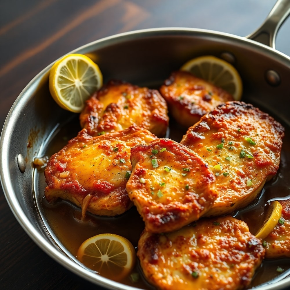 Easy Lemon Garlic Pork Chops