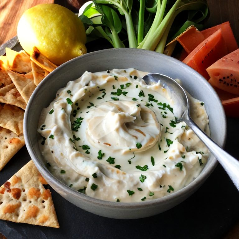 Easy Lemon Herb White Bean Dip