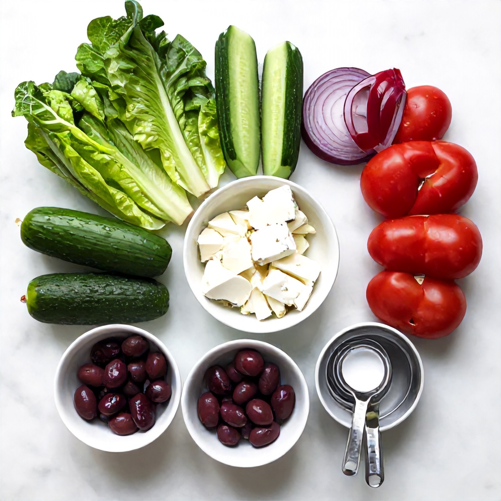 Mediterranean Salad Ingredients