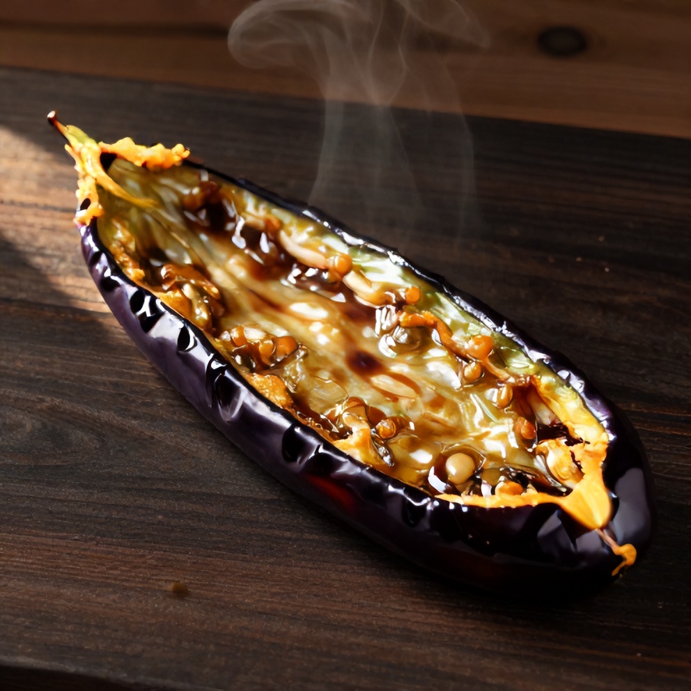 Easy Miso Glazed Eggplant