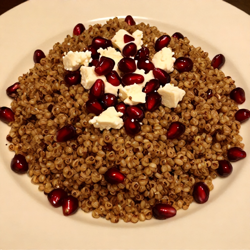 Plated Quinoa Tabbouleh Salad