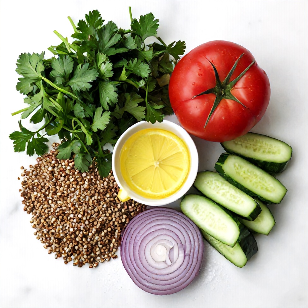 Quinoa Tabbouleh Ingredients