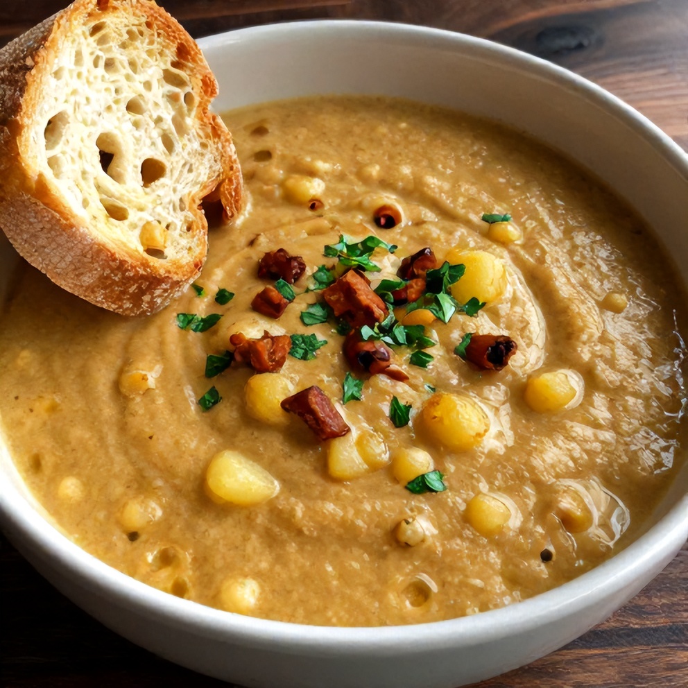 Easy Spanish Potato Soup with Chorizo