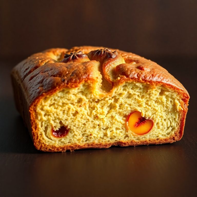Easy Spiced Peach Bread