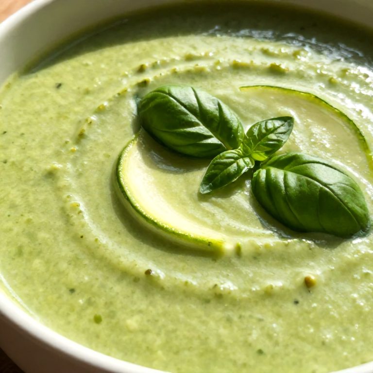 Easy Spring Zucchini Basil Soup
