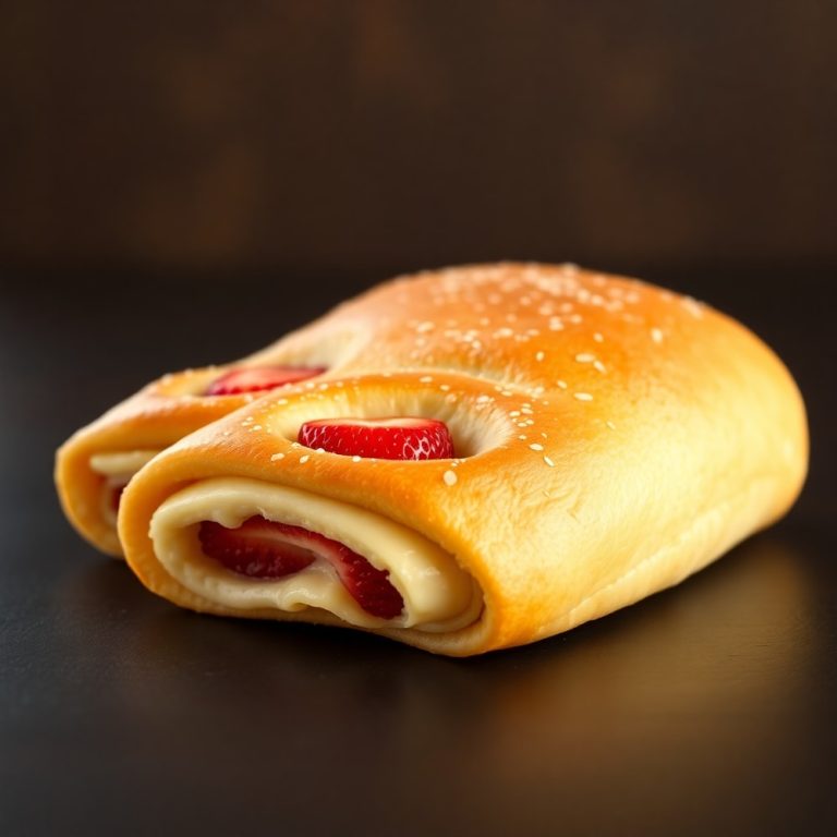 Strawberry Cheesecake Breakfast Rolls