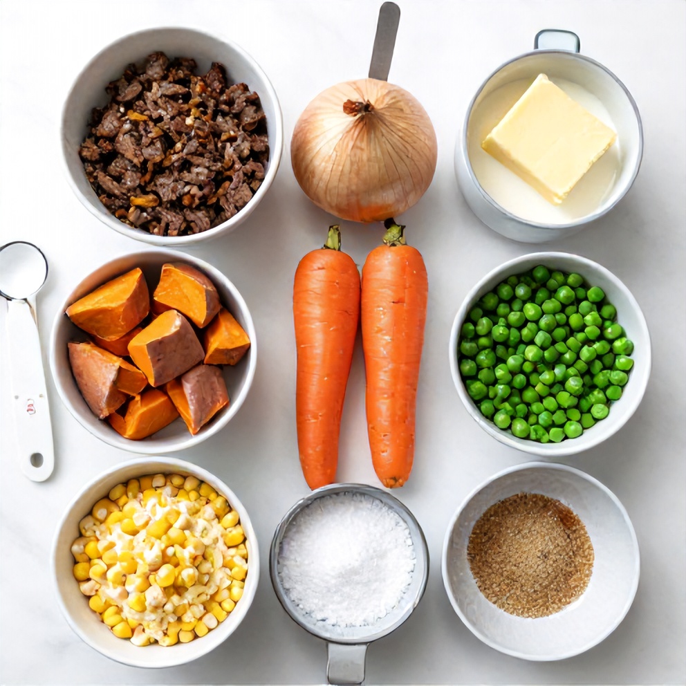 Sweet Potato Shepherd's Pie Ingredients