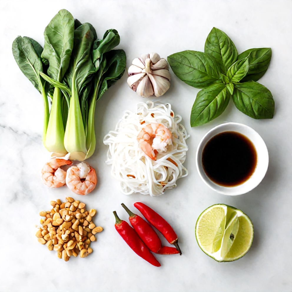 Thai Drunken Noodles Ingredients