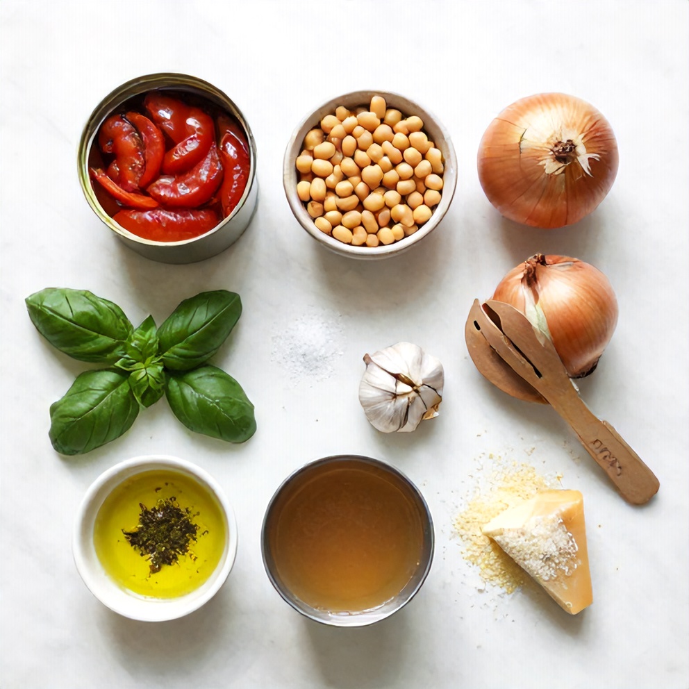 Ingredients for Tomato and White Bean Soup