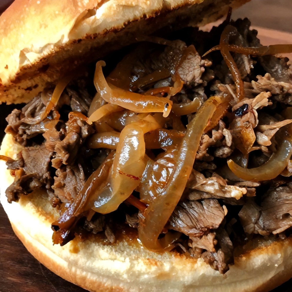 French Onion Beef Sloppy Joes
