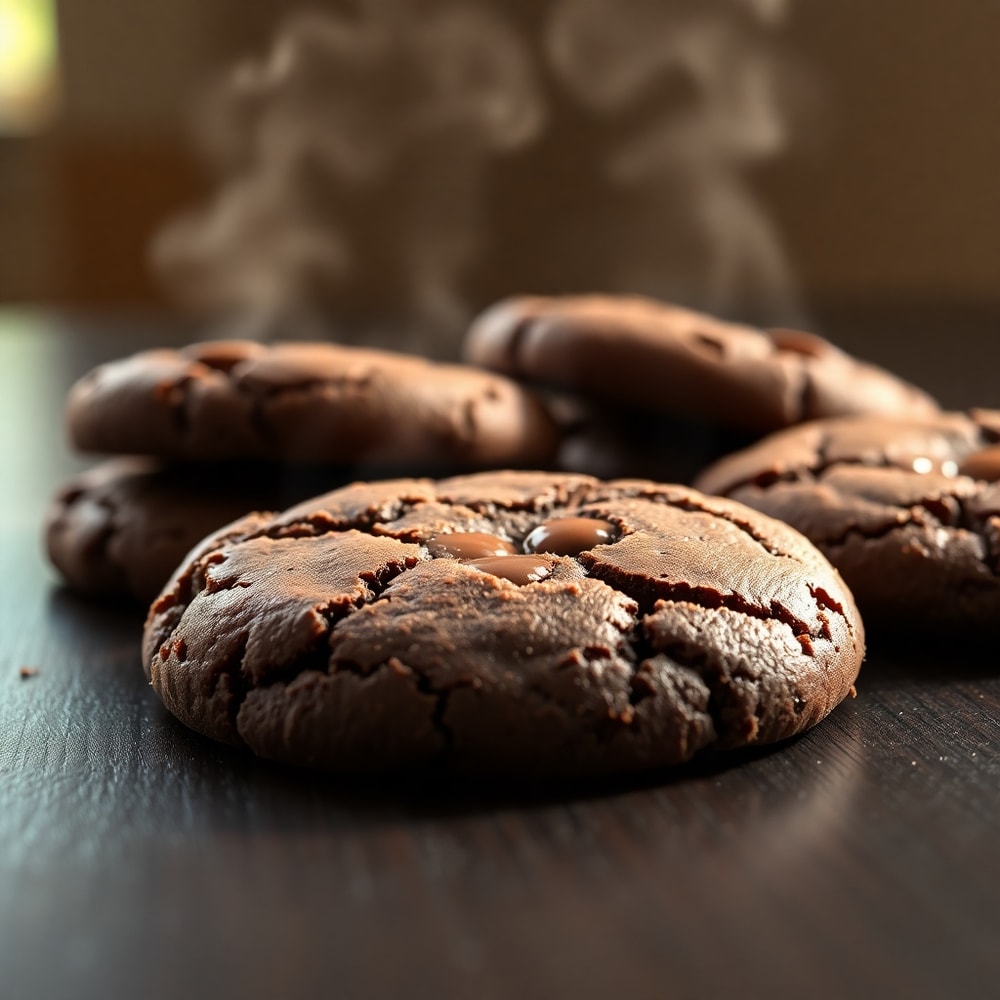 fudgy chocolate brownie cookies