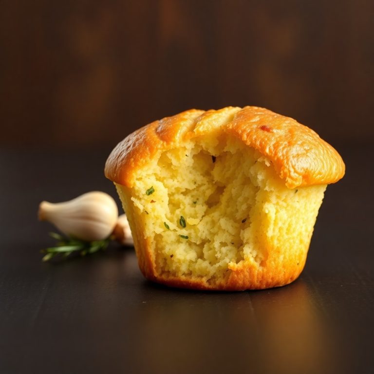 garlic rosemary focaccia muffins