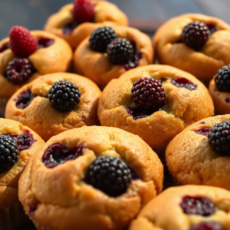 homemade blackberry muffins
